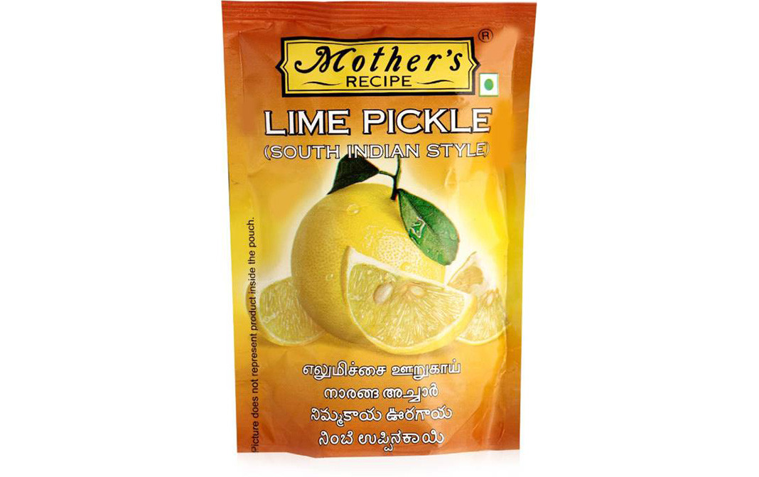 Mother's Recipe Lime Pickle (South Indian Style)  Pack  200 grams
